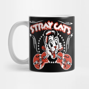 band cat and guitars music Mug